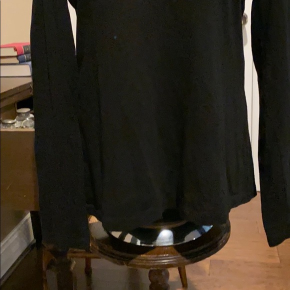 Ann Taylor Loft black long sleeved top Medium - Picture 5 of 7